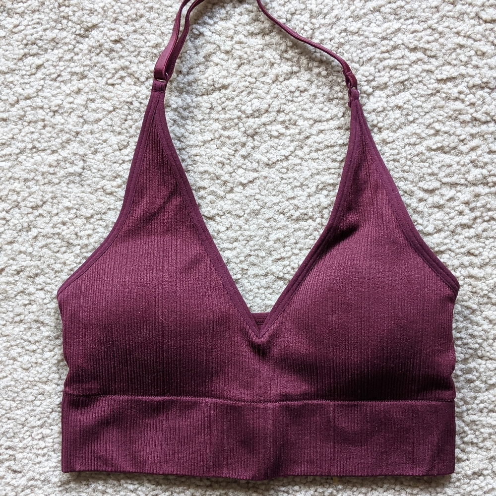NWOT VS PINK seamless halter bra